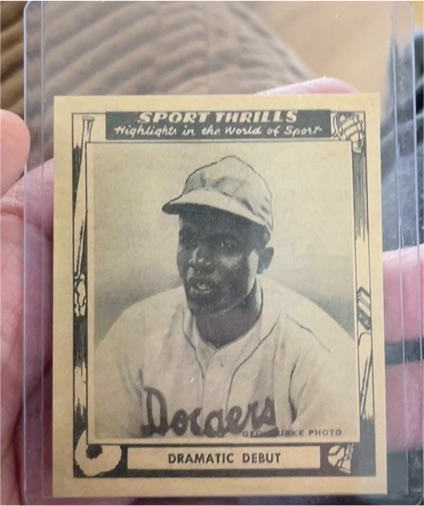 1948 Swell Sport Thrills #3 Jackie Robinson — front