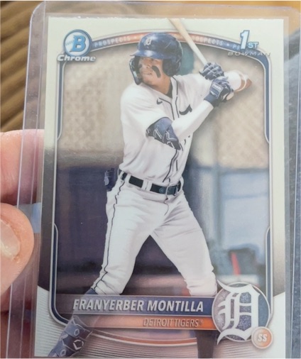 2025 Bowman Chrome #BCP-5 Franyerber Montilla — front