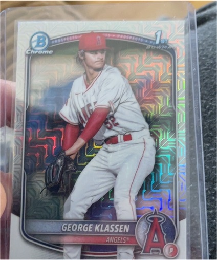2025 Bowman Chrome Prospects #BCP-63 George Klassen — front