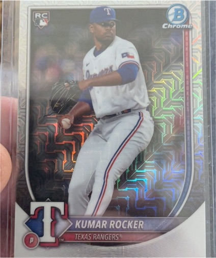 2025 Bowman Chrome #80 Kumar Rocker — front