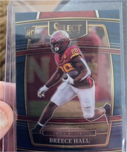 2022 Panini Select Draft Picks #12 Breece Hall — front