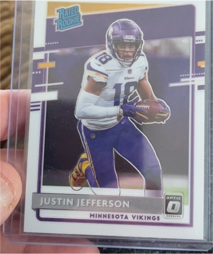 2020 Panini Donruss Optic #163 Justin Jefferson — front