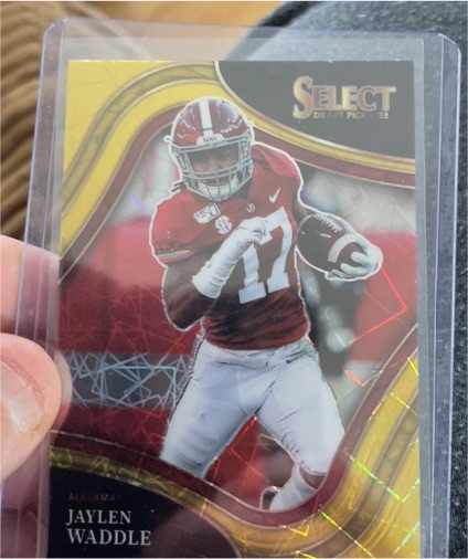 2022 Panini Select Draft Picks #172 Jaylen Waddle — front