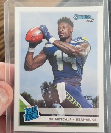2019 Donruss #313 DK Metcalf Rated Rookie — front
