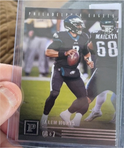 2020 Panini Chronicles #PA-5 Jalen Hurts — front