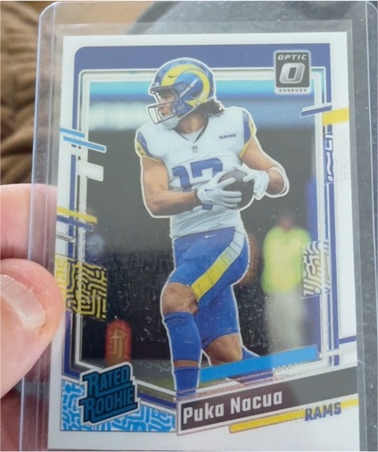 2023 Donruss Optic #238 Puka Nacua Rated Rookie — front