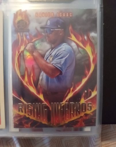 2024 Bowman Rising Infernos #RI-16 Xavier Isaac — front