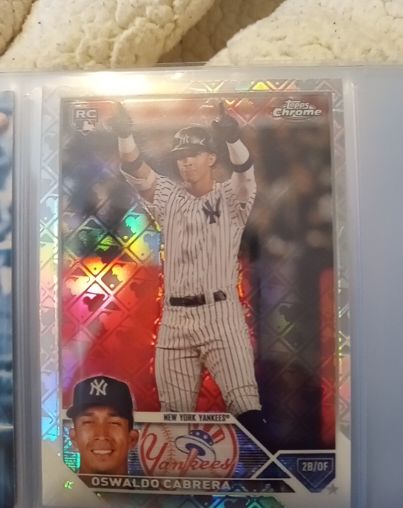 2023 Topps Chrome #69 Oswaldo Cabrera — front