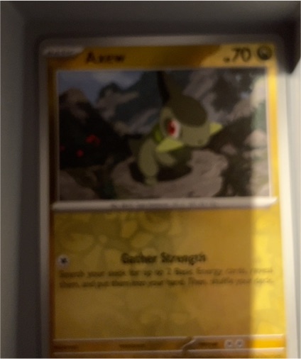 2023 Pokémon Scarlet & Violet Black Bolt #068 Axew — front