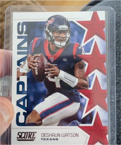 2019 Panini Score Captains #C-9 Deshaun Watson — front