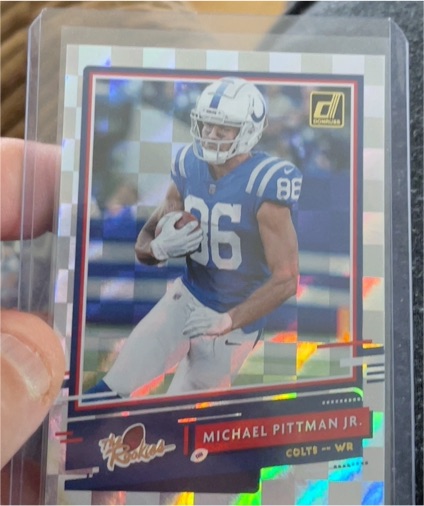 2020 Donruss The Rookies #TR-MP Michael Pittman Jr — front
