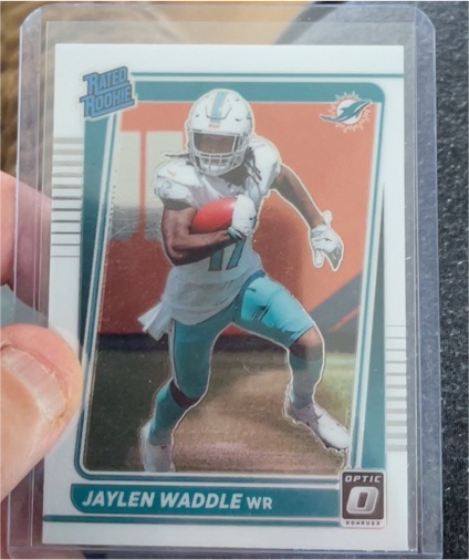 2021 Panini Donruss Optic #208 Jaylen Waddle Rated Rookie — front
