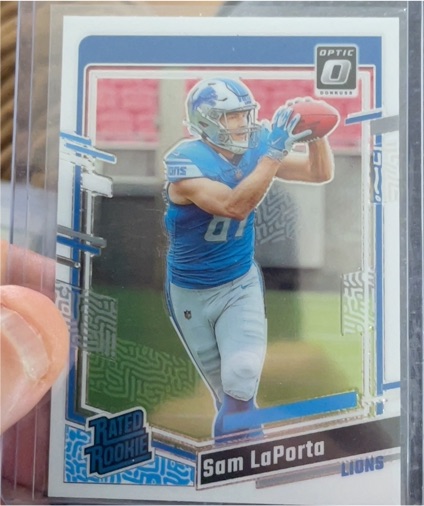 2023 Panini Donruss Optic #237 Sam LaPorta Rated Rookie — front