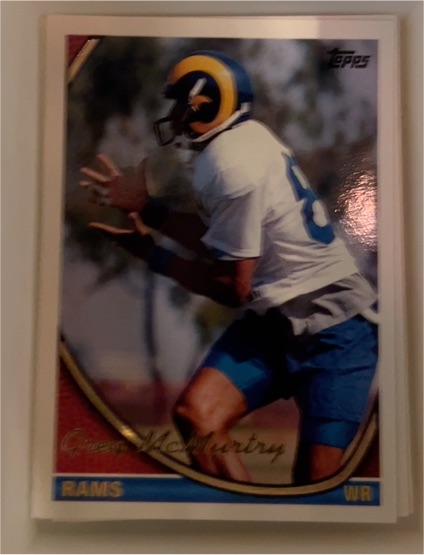 1994 Topps #645 Greg McMurtry — front