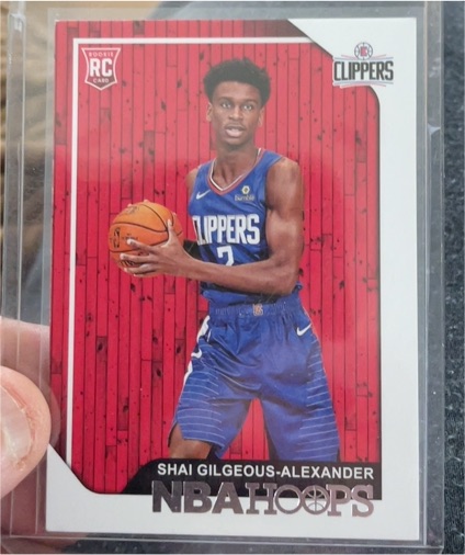 2018-19 Panini NBA Hoops #262 Shai Gilgeous-Alexander — front