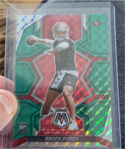 2022 Panini Mosaic #367 Brock Purdy — front