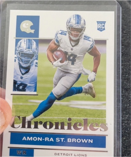2021 Panini Chronicles #33 Amon-Ra St. Brown — front