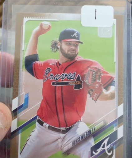 2021 Topps Update #US91 Bryse Wilson — front