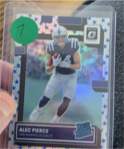 2022 Panini Donruss Optic #221 Alec Pierce Rated Rookie — front