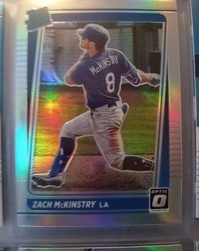 2021 Donruss Optic #95 Zach McKinstry Rated Rookie — front