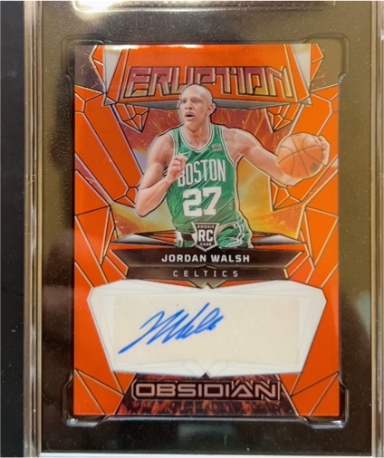 2023-24 Panini Obsidian Eruption #RE-WLS Jordan Walsh — front