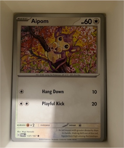 2024 Pokémon #137 Aipom — front