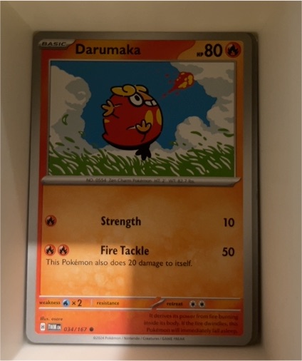 2024 Pokémon SV06 Twilight Masquerade #034 Darumaka — front