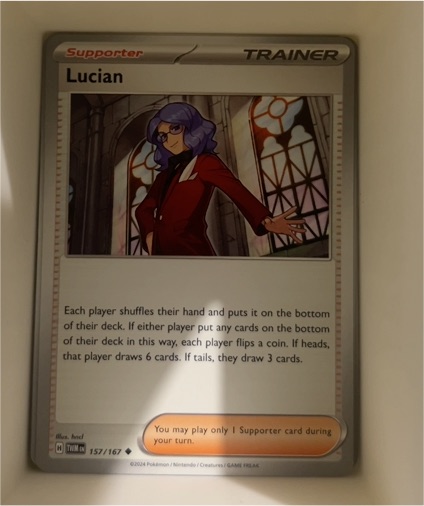 2024 Pokémon Twilight Masquerade #157 Lucian — front