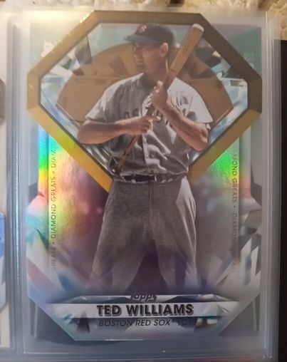 2022 Topps Diamond Greats Die Cuts #DGDC-6 Ted Williams — front