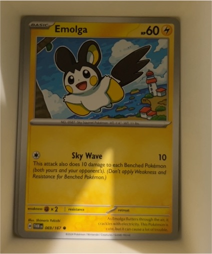 2024 Pokémon Scarlet & Violet Twilight Masquerade #069 Emolga — front
