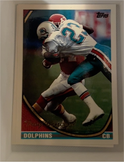 1994 Topps #490 Troy Vincent — front