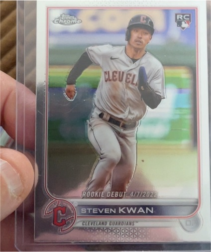 2022 Topps Chrome Update #USC178 Steven Kwan — front