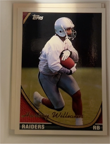 1994 Topps #526 Harvey Williams Raiders — front