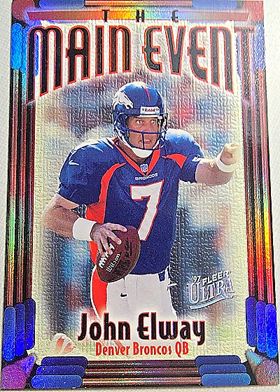 1997 Fleer Ultra The Main Event #5ME John Elway — front