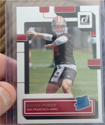 2022 Panini Donruss #374 Brock Purdy — front