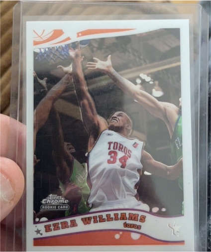 2005-06 Topps Chrome #256 Ezra Williams Rookie Card — front