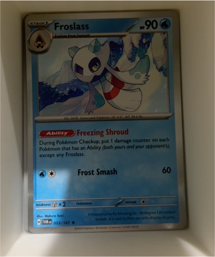 2024 Pokémon SV06: Twilight Masquerade #053 Froslass — front