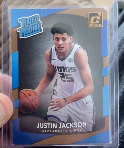 2017-18 Donruss #158 Justin Jackson — front