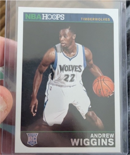 2014-15 Panini NBA Hoops #261 Andrew Wiggins Rookie Card — front