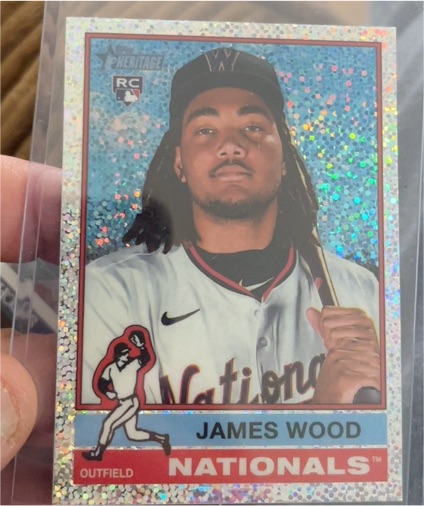 2025 Topps Heritage #231 James Wood — front