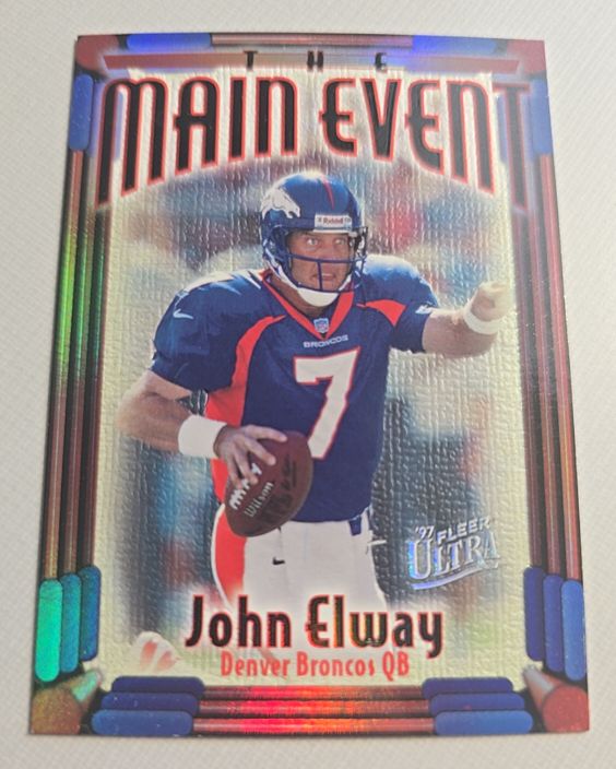 1997 Fleer Ultra The Main Event #5ME John Elway — front