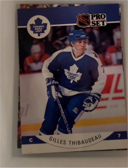 1990-91 Pro Set #290 Gilles Thibaudeau — front
