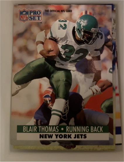 1991 Pro Set #179 Blair Thomas — front