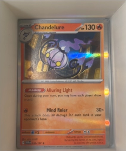 2024 Pokémon SV06: Twilight Masquerade #038 Chandelure — front