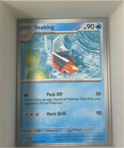 2024 Pokémon Scarlet & Violet Twilight Masquerade #045 Seaking — front