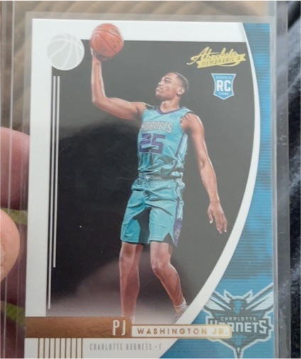 2019-20 Panini Absolute Memorabilia #37 PJ Washington Jr. — front
