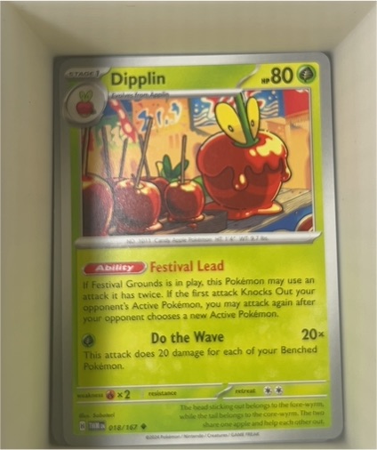 2024 Pokémon SV Twilight Masquerade #018 Dipplin — front
