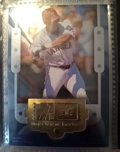 1998 Upper Deck SPx Finite #77 Juan Gonzalez — front