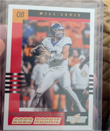 2023 Panini Score #3 Will Levis 2023 Rookie — front