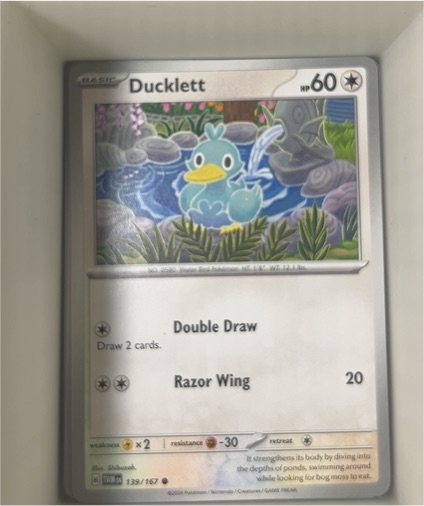2024 Pokémon SV06: Twilight Masquerade #139 Ducklett — front